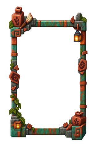 Moldura Arqueologia Rústica