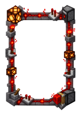 Moldura Circuito Redstone